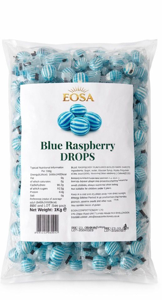 EOSA Blue Raspberry Drops