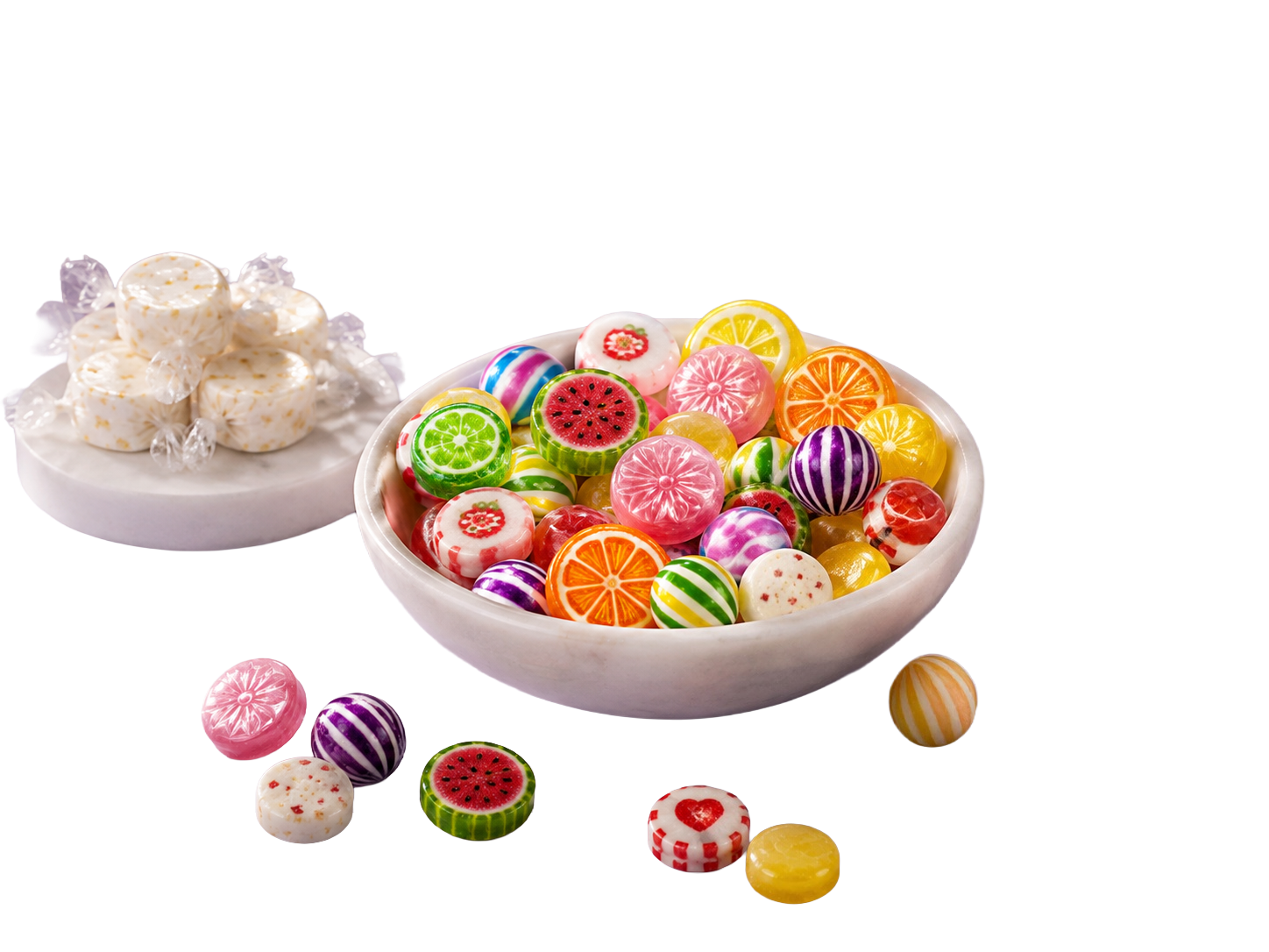 EOSA confectionery bowl assortment